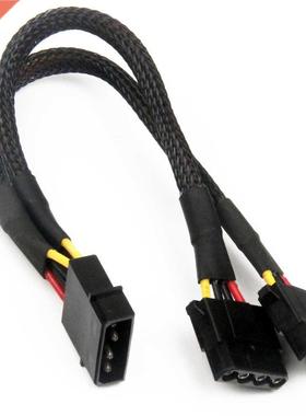 20CM Molex One Drag Two Large 4Pin D-port One Split Two Powe