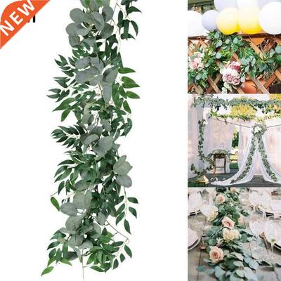 Artificial Eucalyptus Garland and Willow Vine Branches Leaf