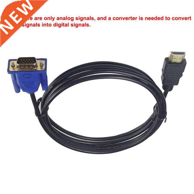 1 M HDMI-compatible Cable HDMI-compatible To VGA 1080P HD Wi