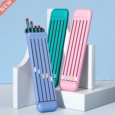 2022 New Portable Pencil Stationery Box Set Ruler Pencil Era