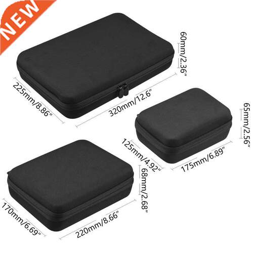 Portable Carry Case Small Medium Large Size Anti-shock Stora