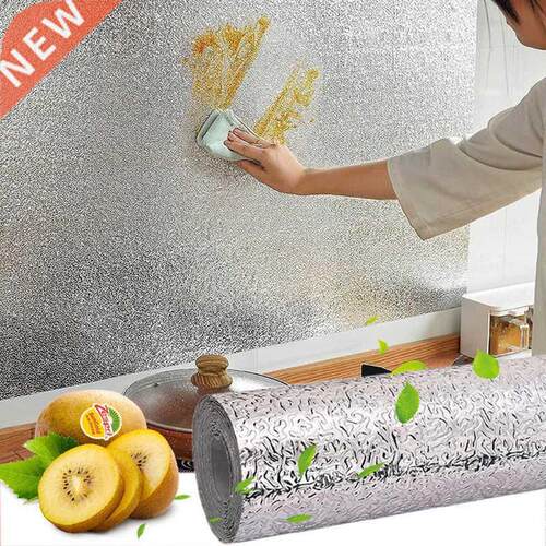 Oil-proof Waterproof Kitchen Stickers Self Adhesive Fireproo