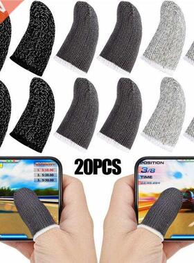 20PCS Mobile Game Sleeve Smart Touch Screen Gaming Gloves B