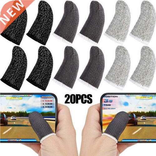 20PCS Mobile Game Sleeve Smart Touch Screen Gaming Gloves B
