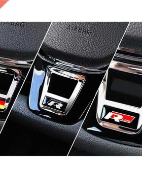 Ca Steeing Wheel Tim  Line Emblem Sticke Fo Golf 7