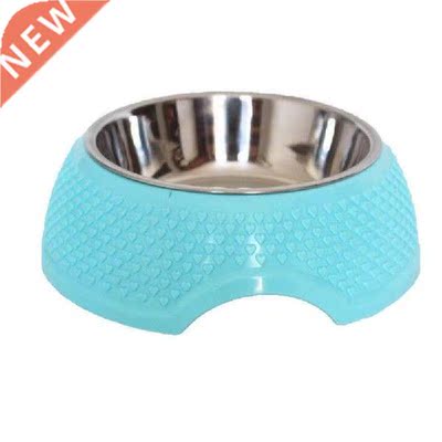 Double Layer Pet Bowls Dog Food Water Feeder Container