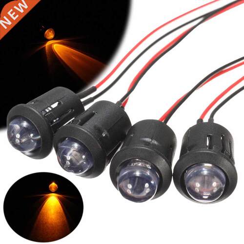 10pcs Ultra Bulb 12V 10mm Pre-Constant LED Bulbs with 200mm