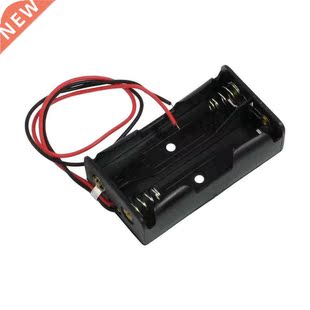 Black 2 x 1.5V AA Lead Wired Cell Case Box