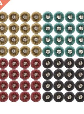 80 Pcs 1 Inch Abrasive Wheel Buffing Polishing Wheel Grindin