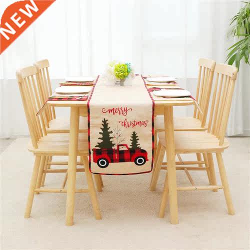 Christmas decorations tableware mat Table flag圣诞麋鹿餐具垫