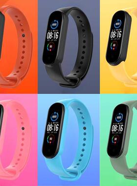 Silicone Strap for Mi Band 6 Replacement Colorful Straps for