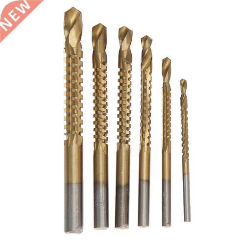 6Pcs HSS Speed Steel Min Titanium Coated HSS Speed Steel Dri