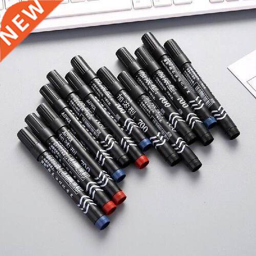 Home Permanent Marker Pen Black Bullet Tip Black Red Blue