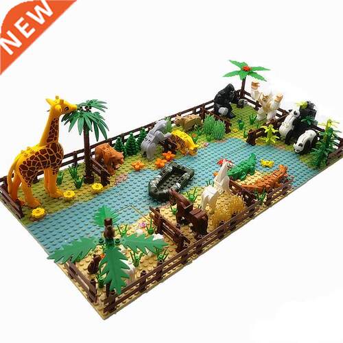 Zoo Animals Mini Classic Building Blocks for Kids Montessori