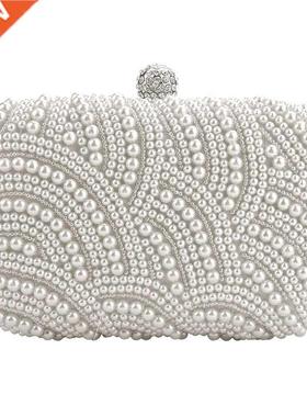Faion Clutch Bag Beaded Party Bridal Handbag Wedding Eveni