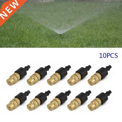 10pcs Misting Nozzles Adjustable Brass Spray Misting Nozzle