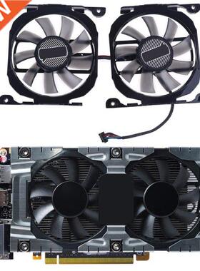 1 Pair L196 8015PWM-4P DC 12V 0.45A Graphics Card Cooling Fa
