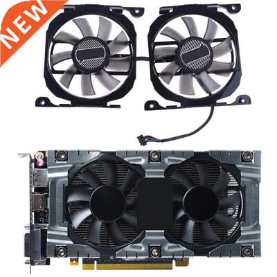 1 Pair L196 8015PWM-4P DC 12V 0.45A Graphics Card Cooling Fa