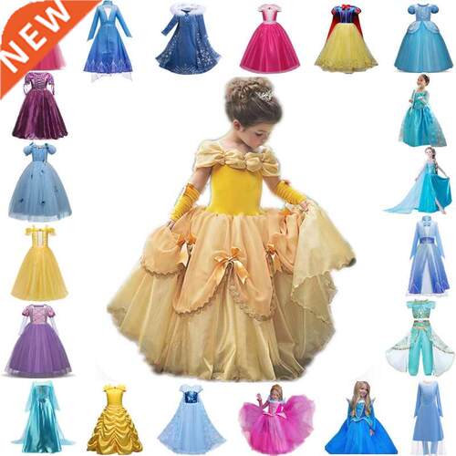 Girls Princess Costume Kids Halloween Party Cosplay Dress Up