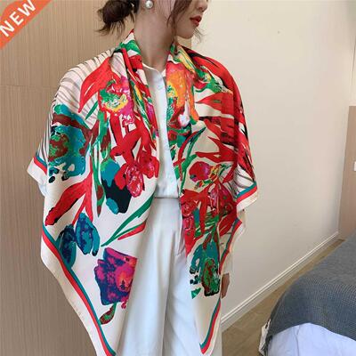 10*10cm New Silk Scarves Women Foulard Head Scarf Ladies S