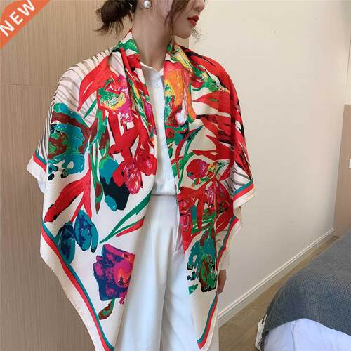 10*10cm New Silk Scarves Women Foulard Head Scarf Ladies S