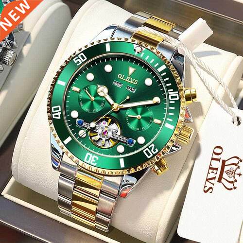 Original OLEVS Luxury Men Watch Automatic Mechanical Brand F