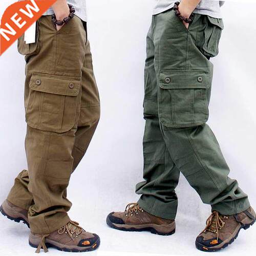 Men's Cargo Pants Casual Multi Pockets Military Tactical Pan