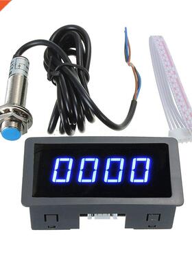 Hot Newest 4 Digital LED Display Tachometer RPM Speed Meter