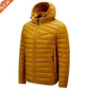 Men's Autumn Jacket Zp Lghtweght Wndbreaker Hooded Parka