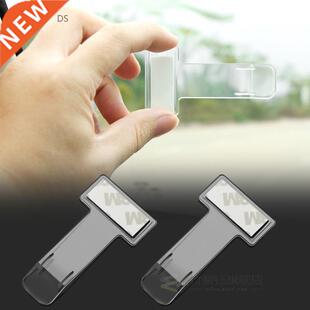 2pcs new car Parking Ticket Holder Clip Sticker For Peugeot