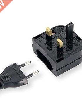 New European Euro EU 2 Pin to UK 3Pin Power Socket Travel Pl