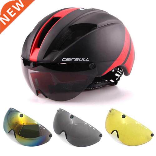 CAIRBULL TT Helmet Time Trial Cycling Helmet Goggles Race Ro