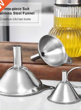 PC or 5 Pcs Stainless Steel Mini Funnels for Kitchen use