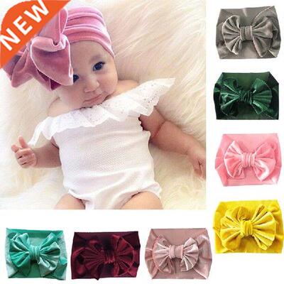 Hairband Hot Velvet Big Bowknot Children Wide Version
