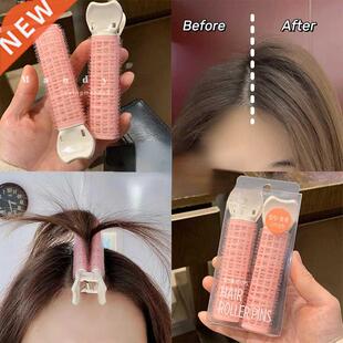 2Pcs Bangs Hair Root Fluffy Lazy Hair Clips Hair Top Styling