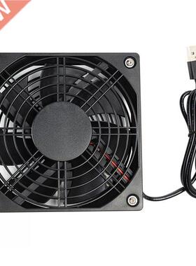 5V USB Router Fan 120mm  TV Box Ball/Sleeve Cooler Comput