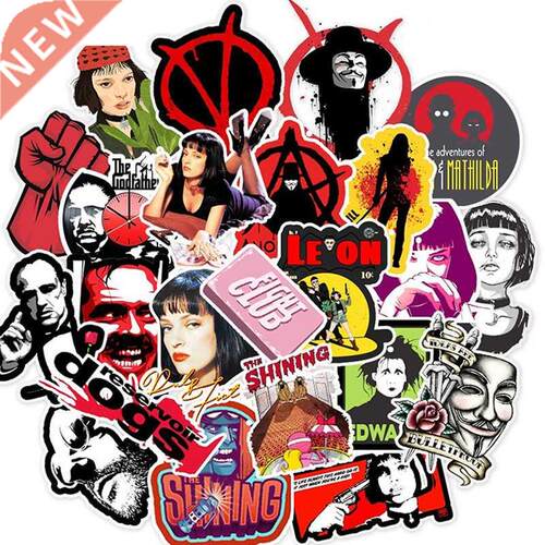 10/0/50pcs Cool Movies Kill Bill Stickers Waterproof Skate