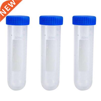 Pack of 3 Transparent 50ml Centrifuge Tubes Set Graduated Sc