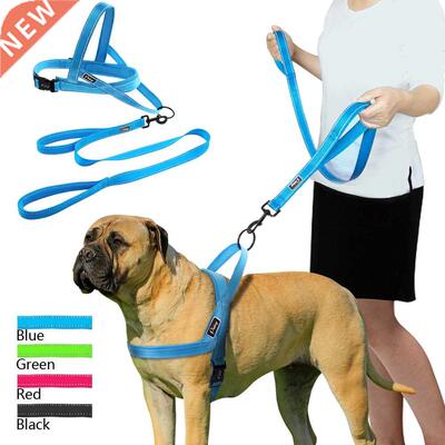 No Pull Reflective Dog Harness Leash Set Pet Vest Lead For S