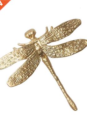 Animal Plant Brass Handle Nordic Wardrobe Shoe Cabinet Door