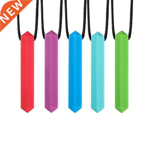 Sensory Crayon Teether Necklace Best Tools for Autism and T