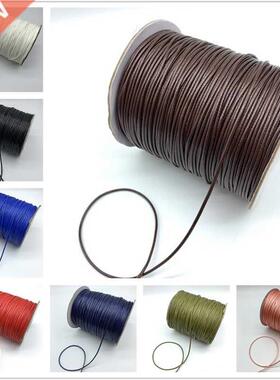 0.5/0.8/1.0/1.5/2.0mm Waxed Cotton Cord Waxed Thread Cord St