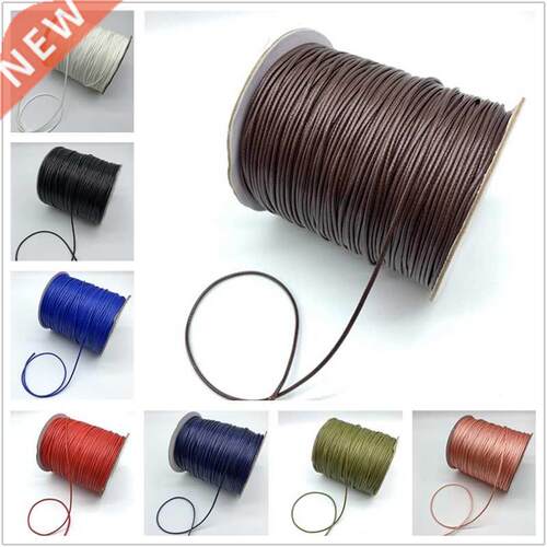 0.5/0.8/1.0/1.5/2.0mm Waxed Cotton Cord Waxed Thread Cord St