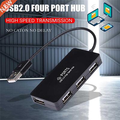 USB HUB 2.0 Multi USB Splitter 4 USB Port High-Speed Transmi