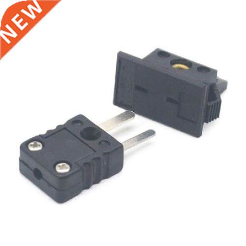 1 Pair J Type Male Female Thermocouple Plug Adapter Cable