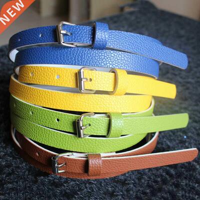 Girl Lady Belt N Thin Leather Waistband Belt Women Acce