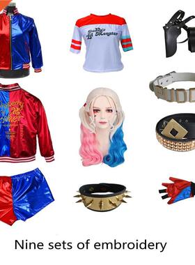 Suicide cosplay Costumes Quinn Squad Harley Monster T Shirt