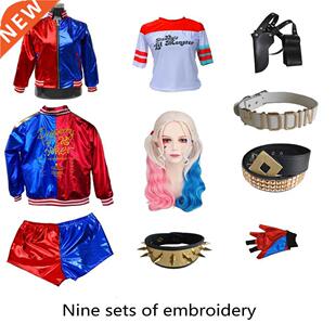 Suicide cosplay Costumes Quinn Squad Harley Monster T Shirt