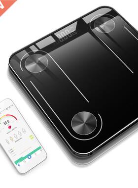 USB Charging Body Electronic Scales Fat Scale Floor Glass Sm