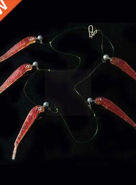 Soft Lure Cluster Fishing Hook Bait Pesca T Tail Set Leurre
